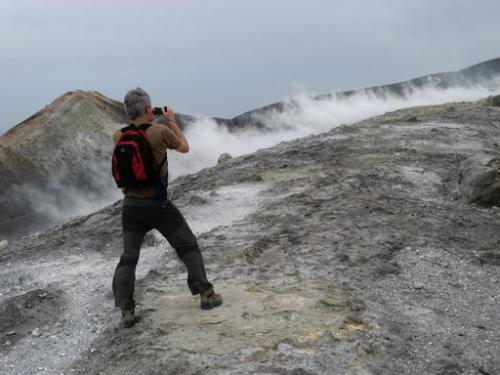 Fumeroles del cràter