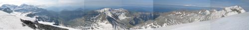 Vista panoràmica des del Mont Perdut al Tallón