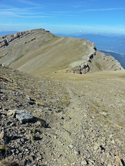 ''Baixant'' del Vulturó camí de la Torreta de Cadí