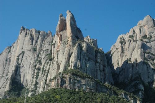 Vista de la paret desde el parking