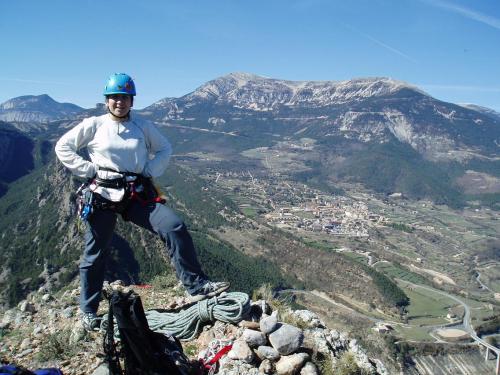 La Vane al cim de la cresta.