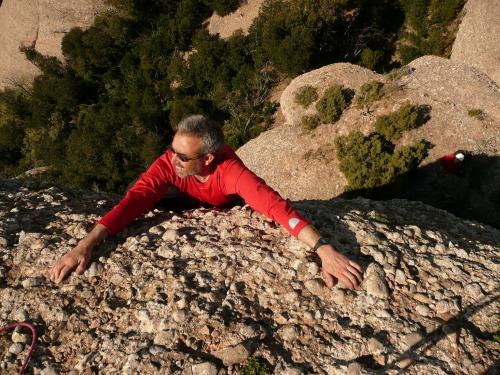 Arribada al cim de la Monja