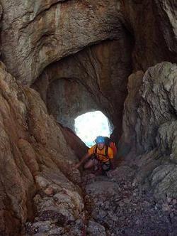 2ª cova (túnel de 50 mts)